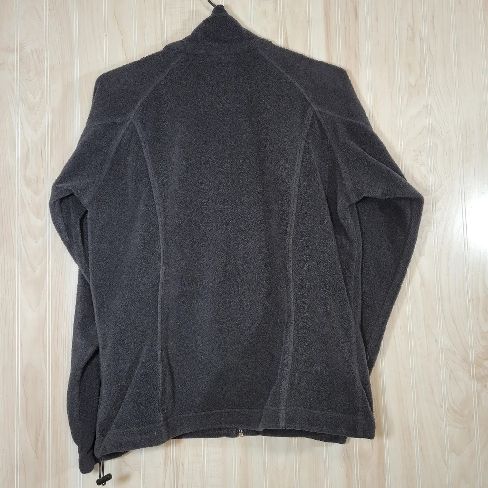 Columbia Black Fleece Full-Zippered Jacket Sz Med